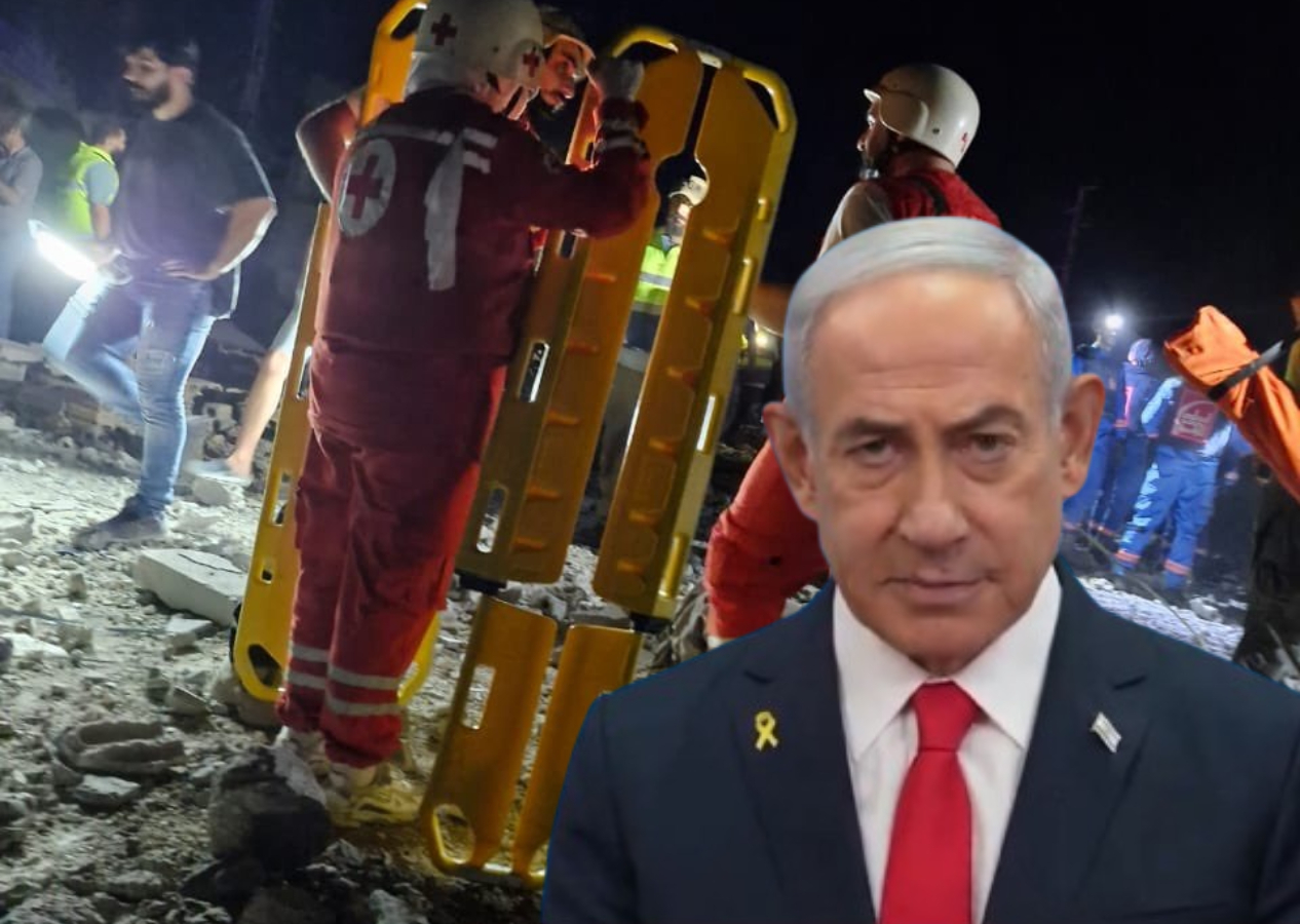 Katil İsrail durmuyor! Netanyahu Lübnan'ı vurmaya devam edeceğini açıkladı