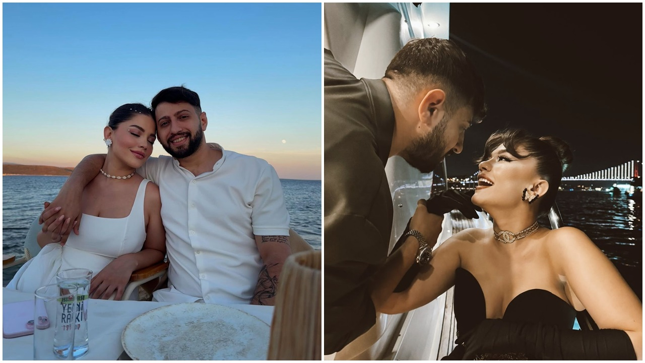 Konserinde evlenme teklifi etmişti! Burak Bulut Eda Sakız ile nişanlandı