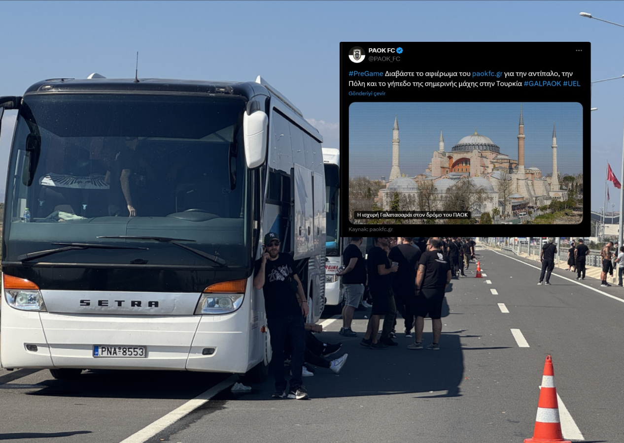 PAOK'tan Galatasaray maçı öncesi provokatif paylaşımlar; Ayasofya görseli ve "Konstantinopolis" ifadesi tepki çekti