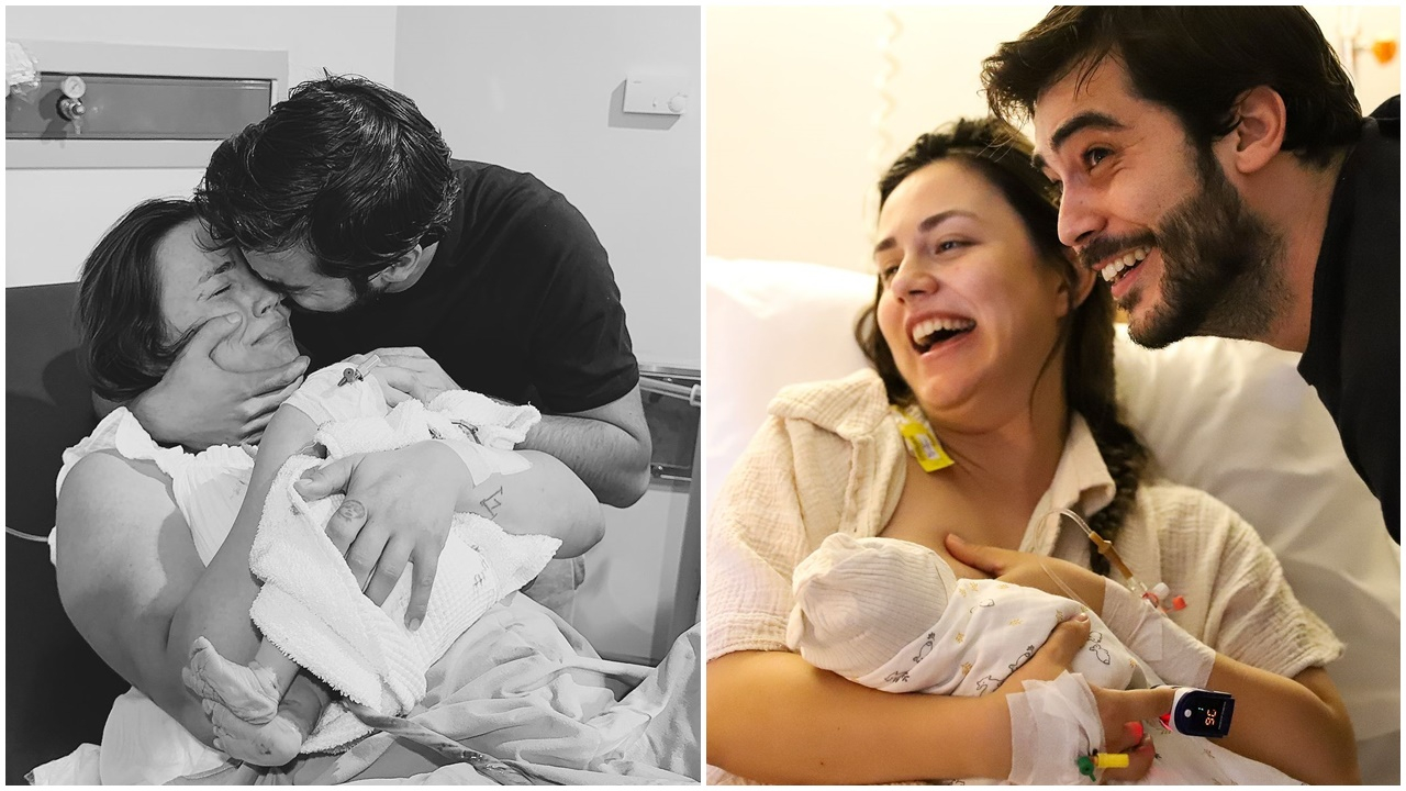 Dilan Telkök ile Berkay Hardal oğullarına kavuştu