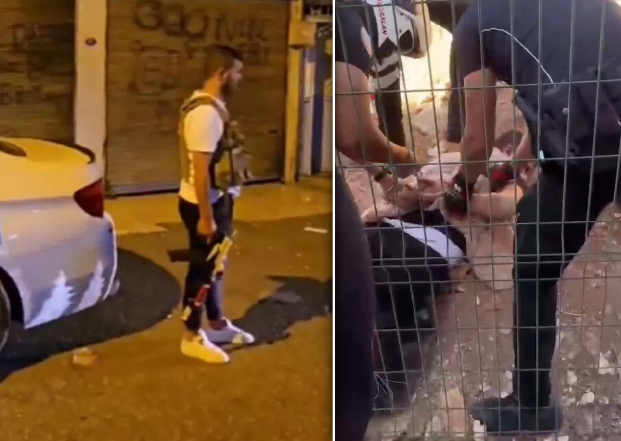 Gaziantep'te çete üyeleri uzun namlulu silahlarla sokağa çıkıp tehditler savurdu!