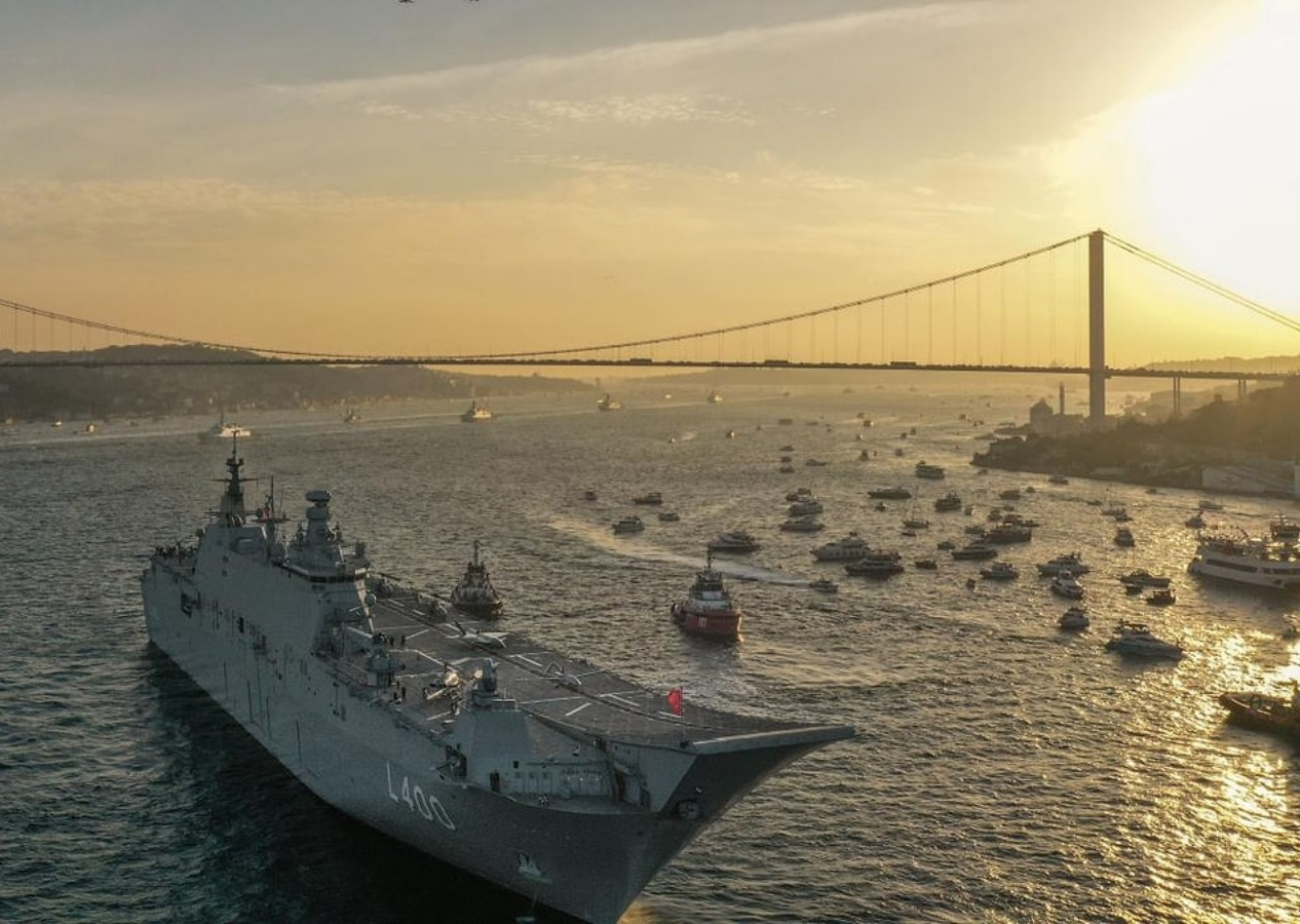 Preveze Deniz Zaferi’nin 486’ncı yılı! TCG Anadolu ve 15 savaş gemisi yeniden Boğaz'da!