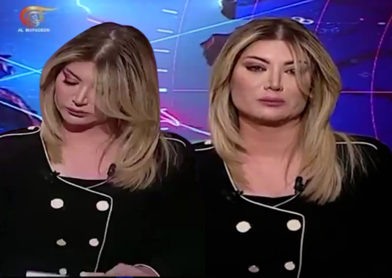 Lübnanlı spiker Nasrallah'ın ölüm haberini canlı yayında göz yaşları içinde verdi