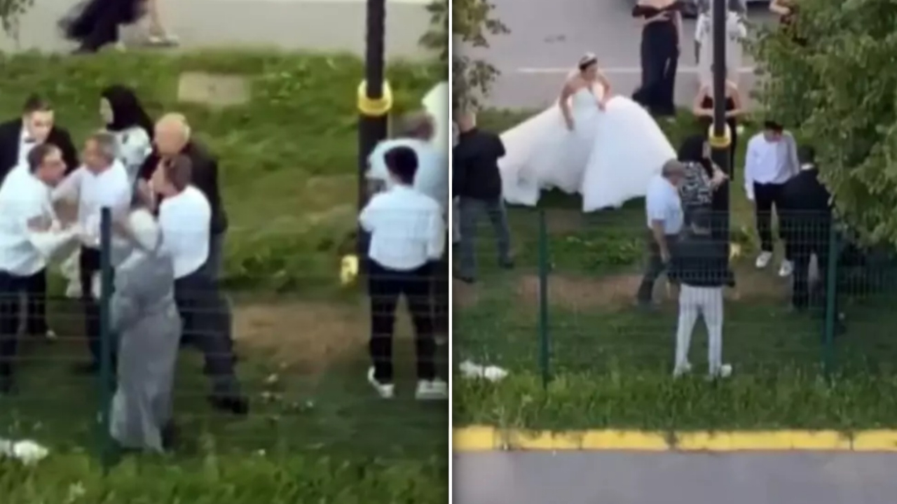 Gelin ve damat kabusu yaşadı! Dünürler tekme tokat birbirine girdi! İşte düğünü iptal ettiren kavga