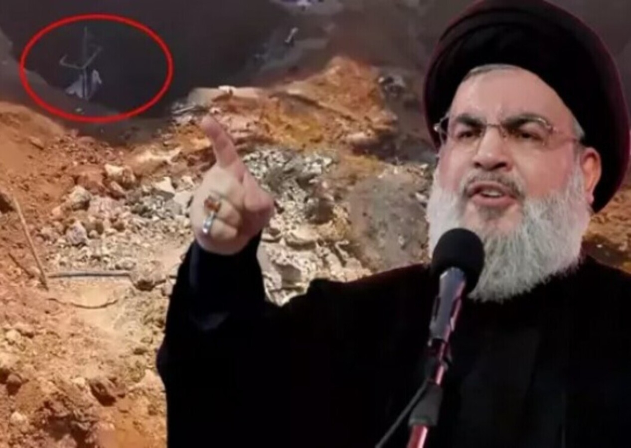 Hasan Nasrallah'ın cesedi, öldürüldüğü yer altı karargahından tek parça çıkartıldı!