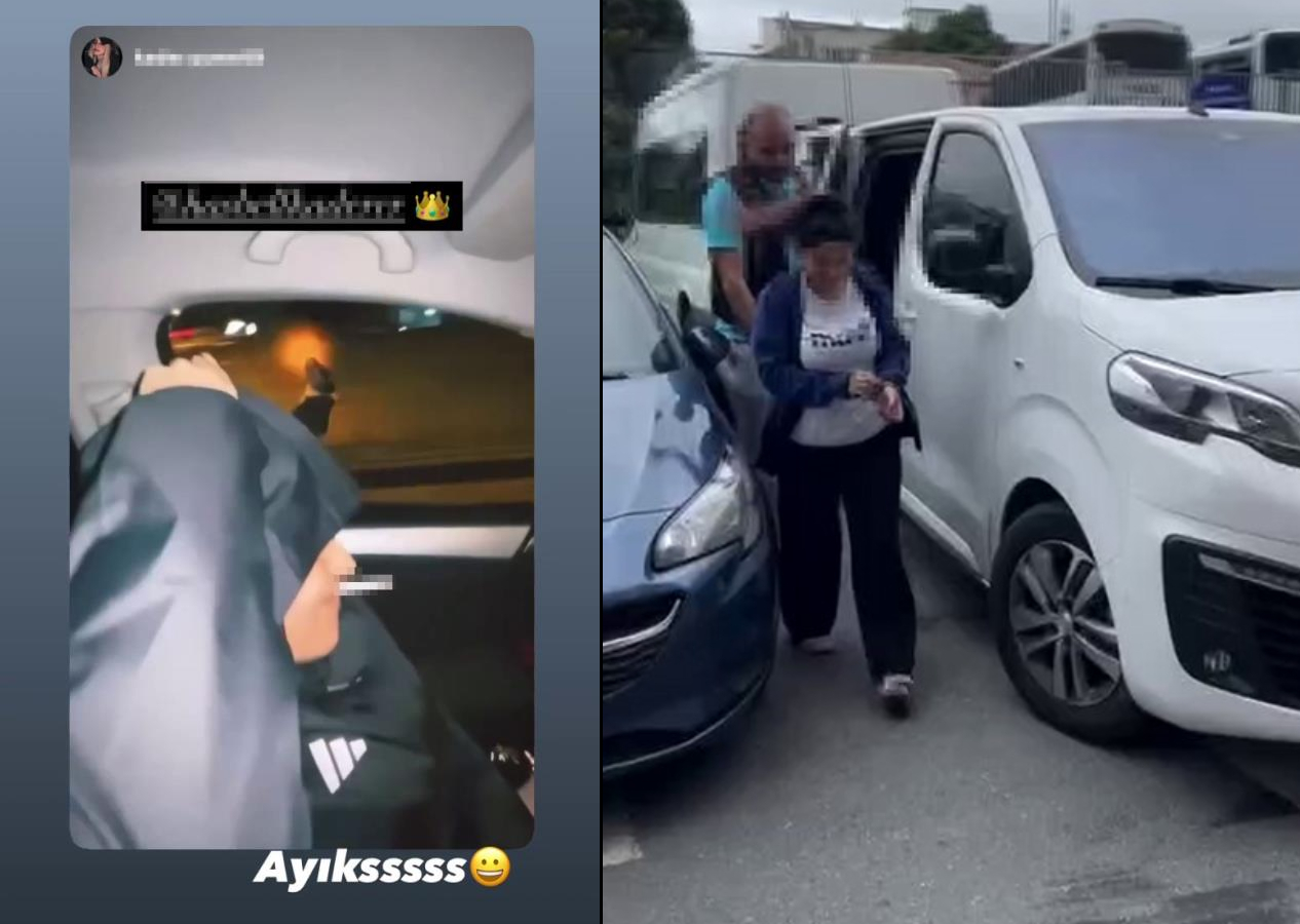 Seyir halindeyken havaya rastgele ateş açan sürücü 1 yıl önceki görüntüden yakalandı