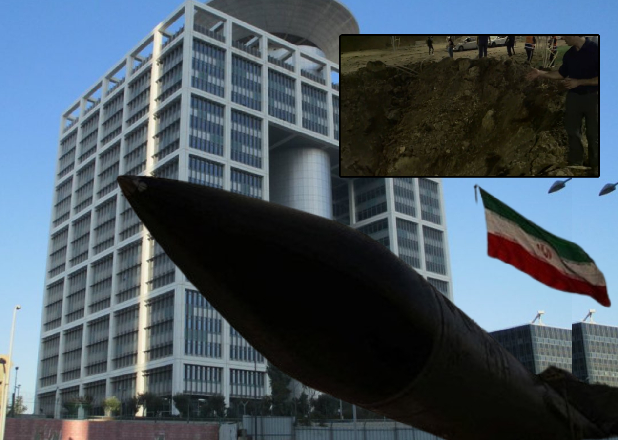 İran'ın balistik füzeleri Tel-Aviv'deki MOSSAD karargahının dibine düştü