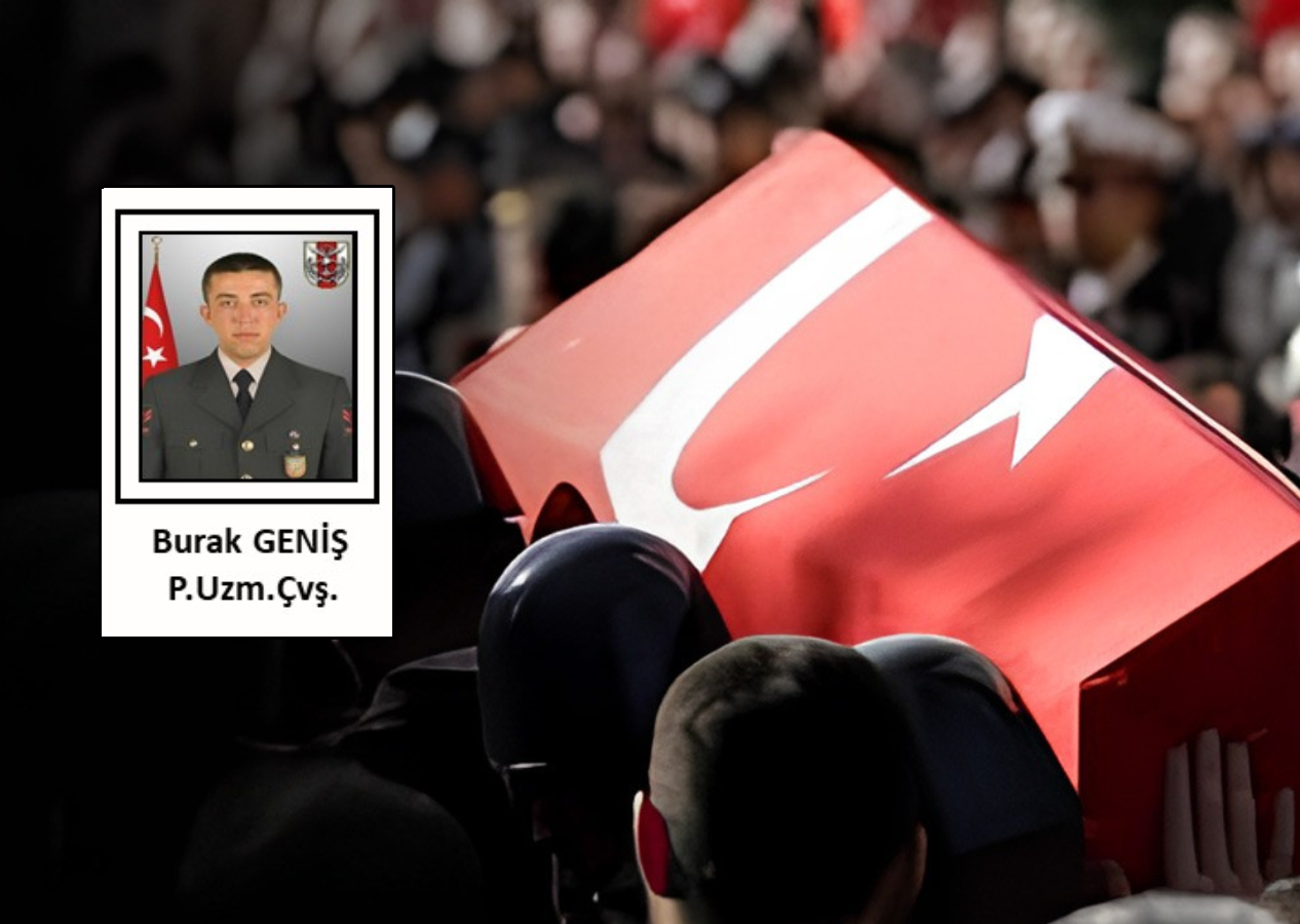Ağrı’da meydana gelen araç kazasında Piyade Uzman Çavuş Burak Geniş şehit oldu