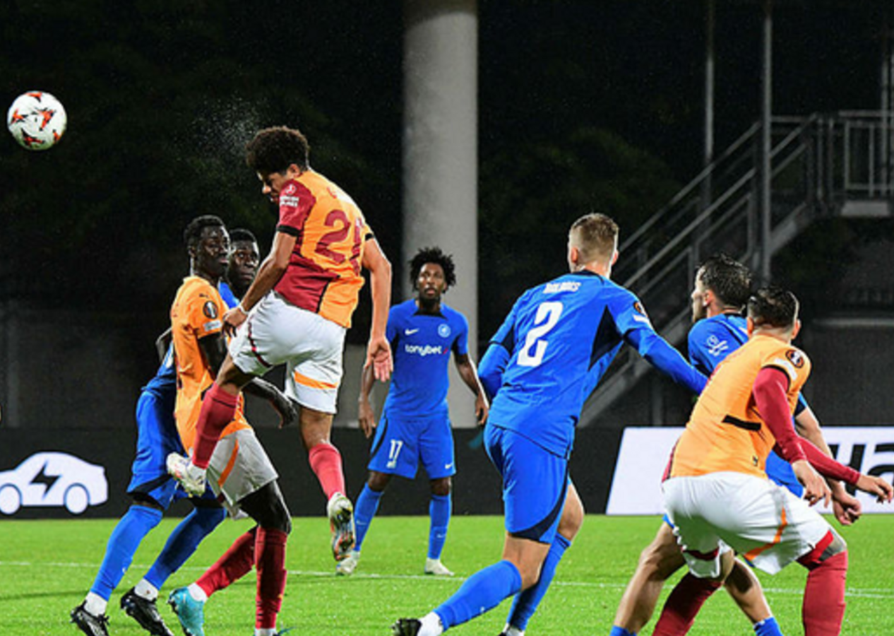 Galatasaray Letonya'da buz tuttu, 1 puana razı oldu! Rigas FS 2 - 2 Galatasaray | Maçın özeti
