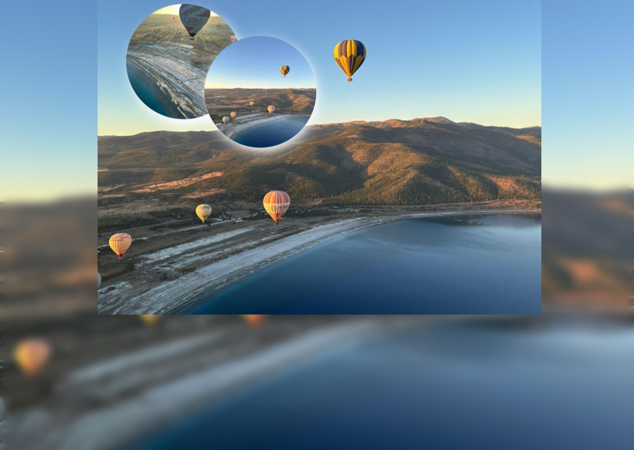 Salda semalarında balon şöleni…