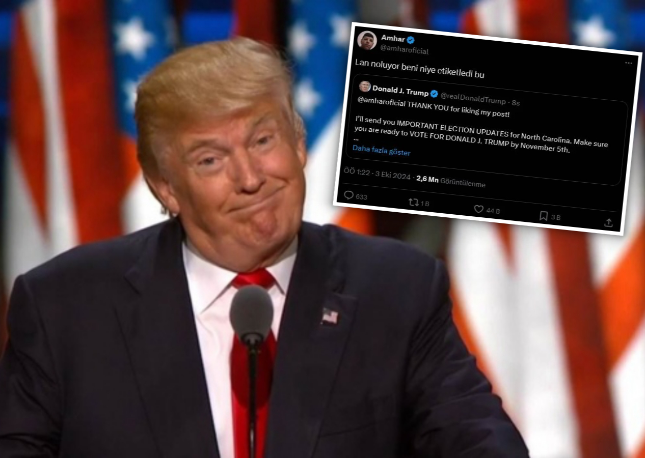Donald Trump adresi şaşırdı: Türk kullanıcıyı etiketleyip oy istedi! Türk kullanıcılar yorum yağdırdı...