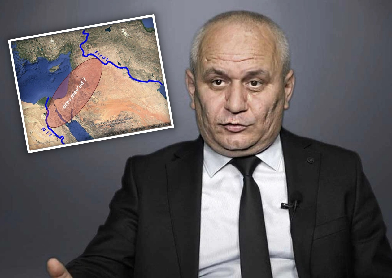 CHP'nin ilahiyatçısı Cemil Kılıç, Gazze kasabı Netanyahu'yu aklamaya çalıştı! Skandal 'vadedilmiş topraklar' haritası...