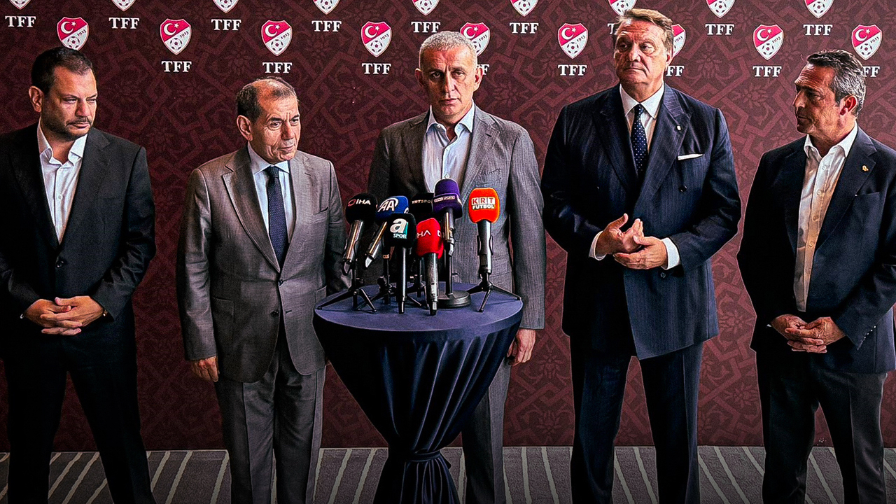TFF'de kritik toplandı! İbrahim Hacıosmanoğlu 4 Büyükler'in başkanlarıyla bir araya geldi