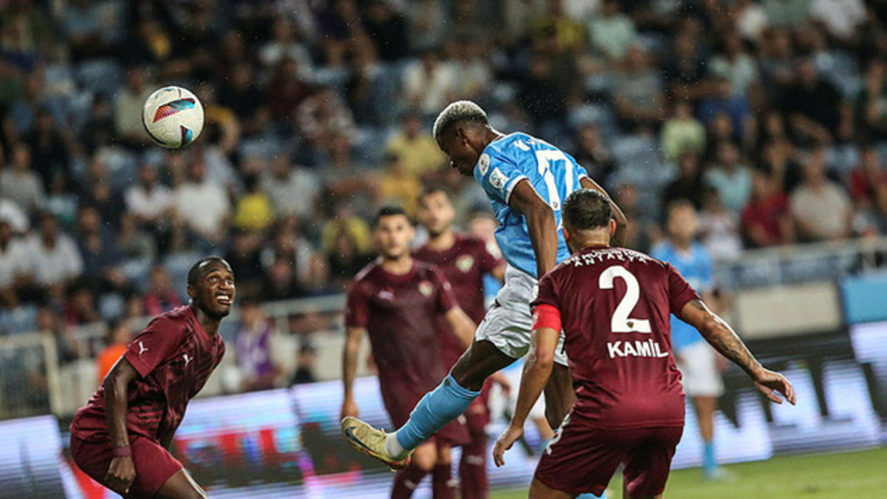 Trabzonspor Hatayspor'a takıldı, 2 puan daha bıraktı! Hatayspor 1 - 1 Trabzonspor | Maçın özeti