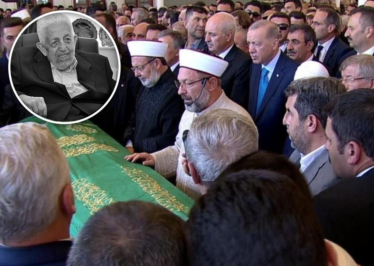 Recai Kutan'a son görev! Cenaze töreninde büyük kalabalık! Cumhurbaşkanı Erdoğan da katıldı...