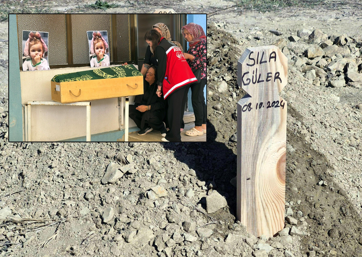 Sıla bebeğin mezarına dikilen tahtaya dedesinin soyadı yazıldı: Hoşça kal Sıla Güler