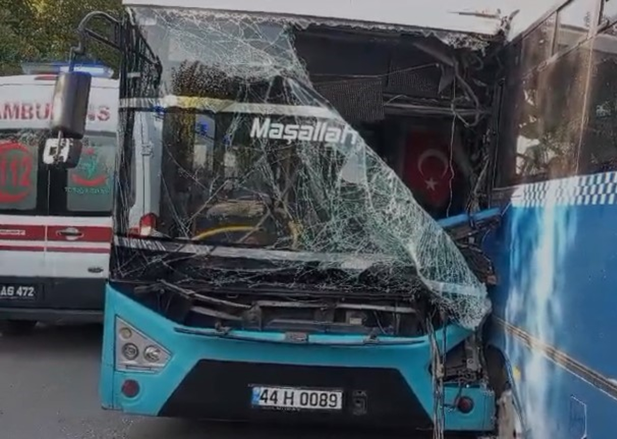 Öğrenci servisi ile belediye otobüsü çarpıştı: Çok sayıda yaralı var