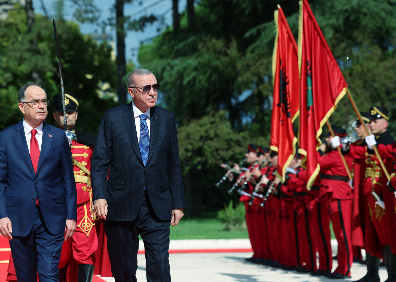 Cumhurbaşkanı Erdoğan, Arnavutluk Cumhurbaşkanı Begaj ile görüştü