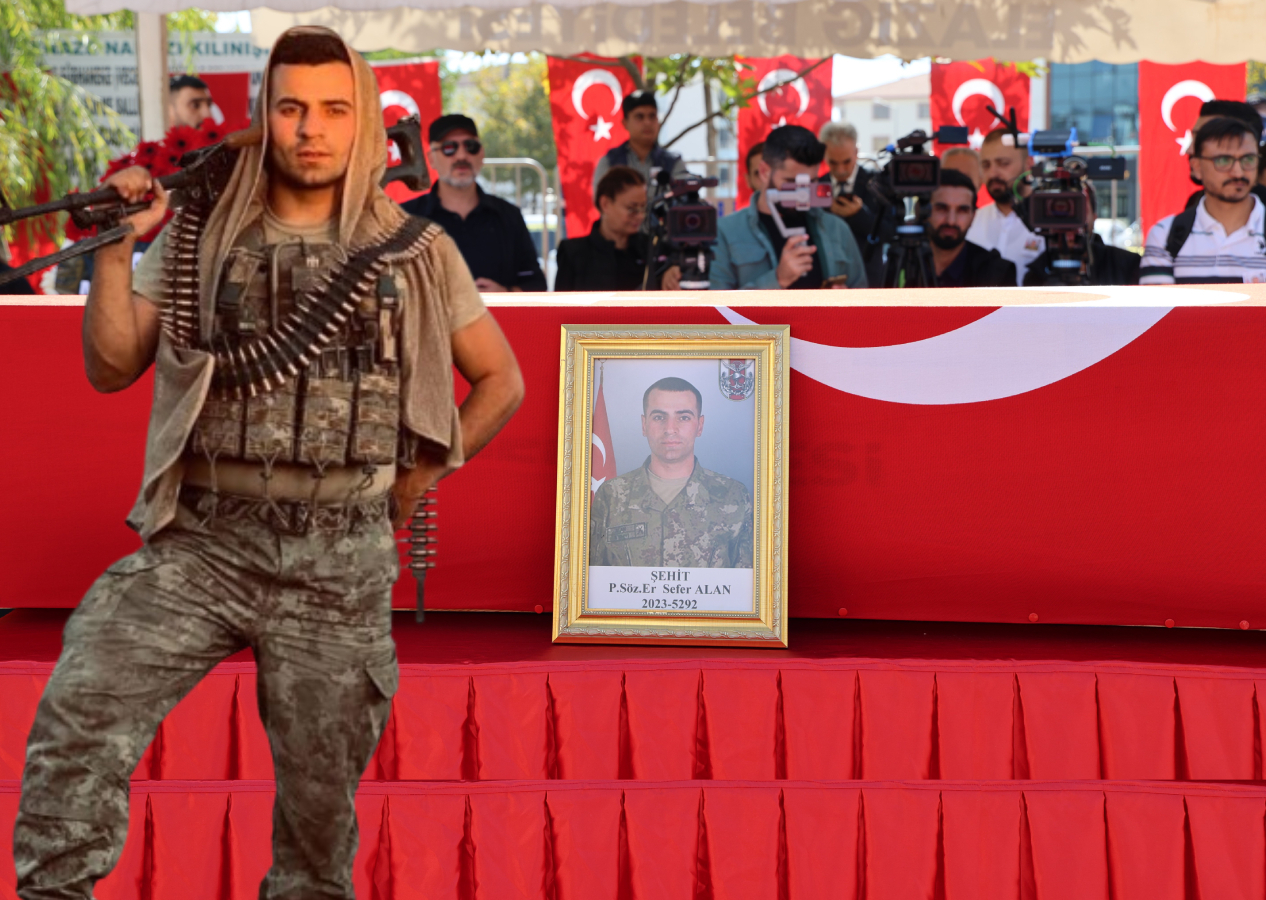 Pençe-Kilit şehidi Er Sefer Alan memleketi Elazığ'da son yolculuğuna uğurlandı