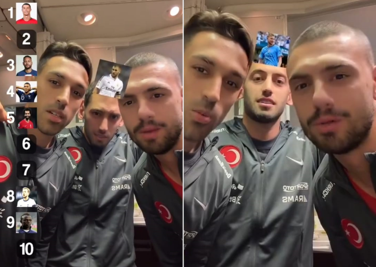 Hakan Çalhanoğlu, İrfan Can Kahveci ve Merih Demiral yıldız futbolcuları sıraladı