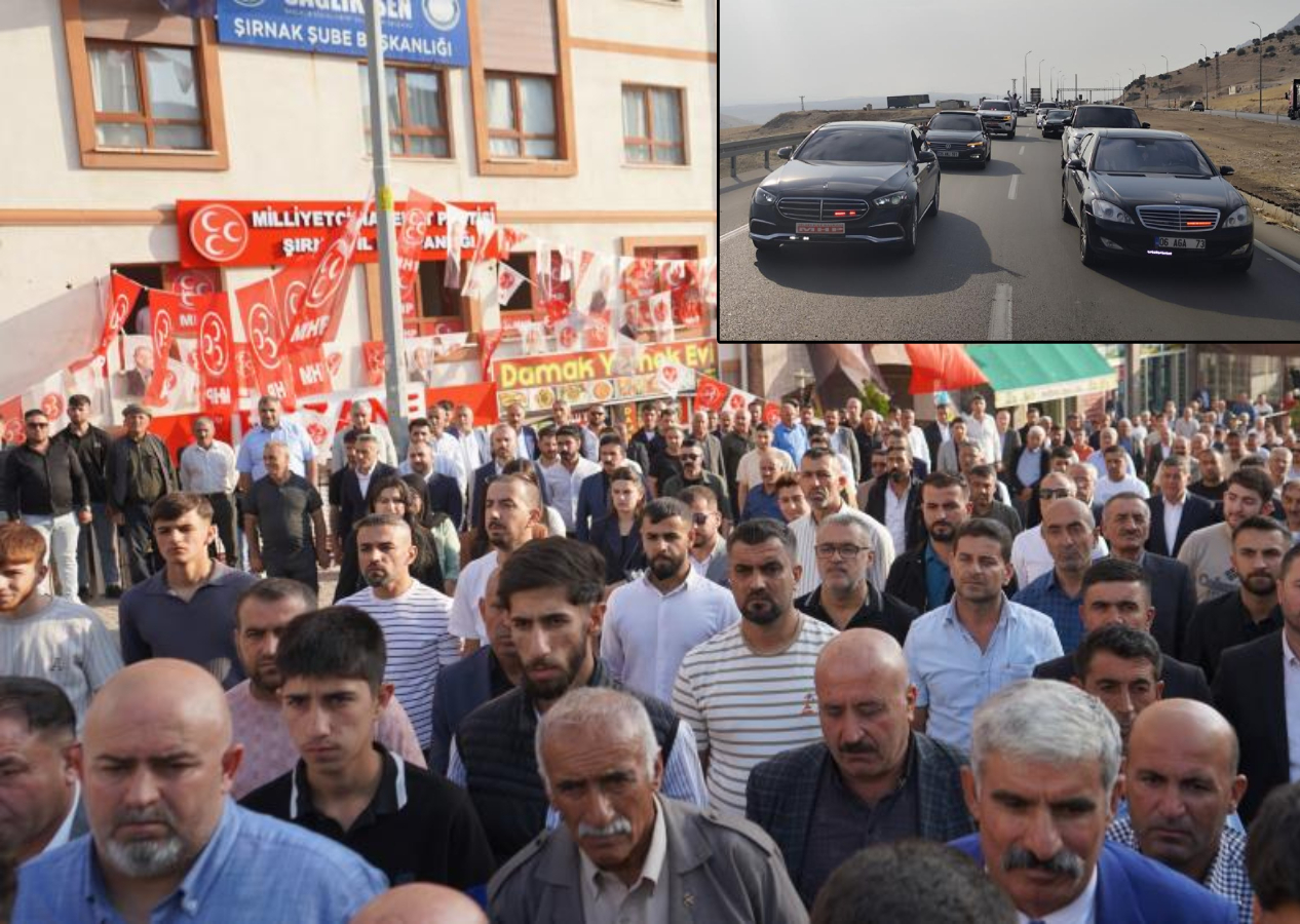 MHP Şırnak İl Başkanlığı'nın yeni il binası açılışına yüzlerce Şırnaklı katıldı