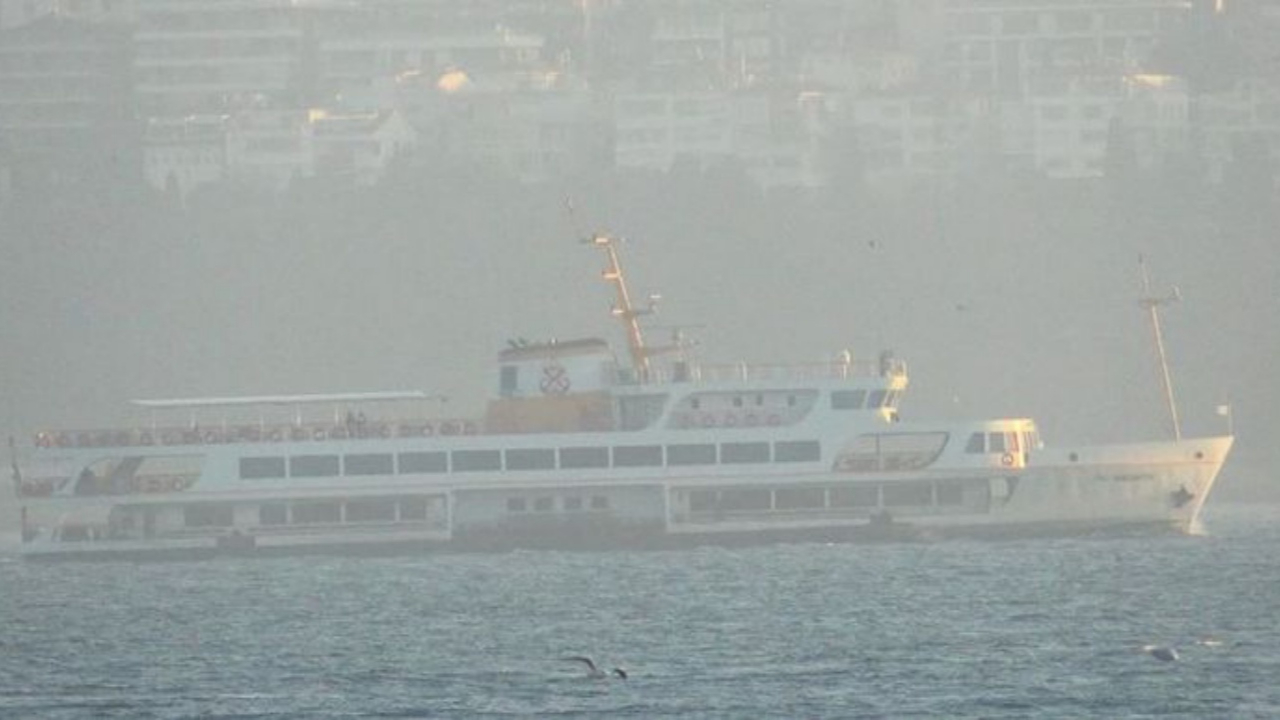 İstanbul'da vapur seferlerine hava muhalefeti! İşte iptal edilen vapur seferleri...