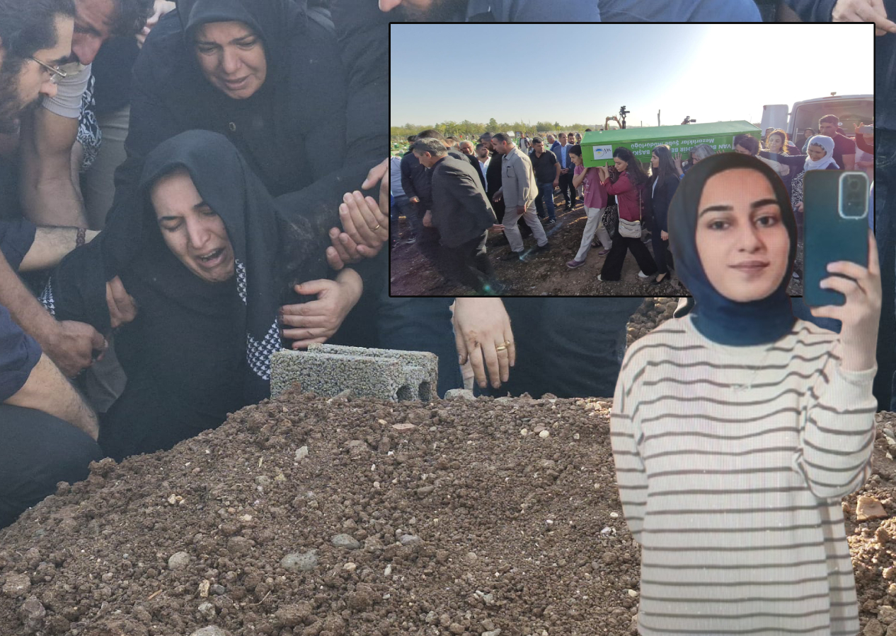 Cesedi 18 gün sonra bulunan Rojin Kabaiş memleketi Diyarbakır’da toprağa verildi