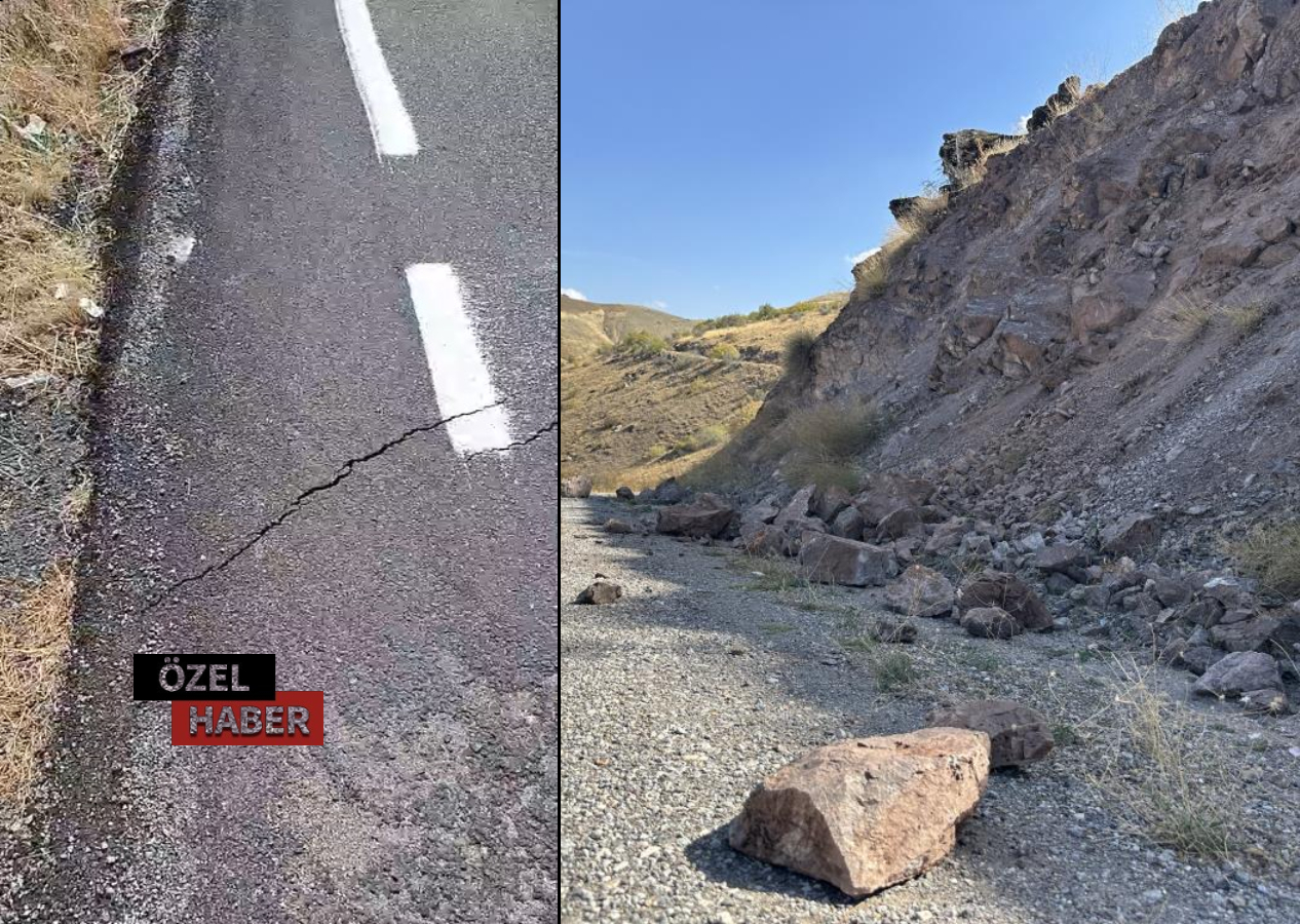 Malatya'da yer yarıldı! 5,9'luk deprem Kale’de asfaltı çatlattı, yollar kapandı