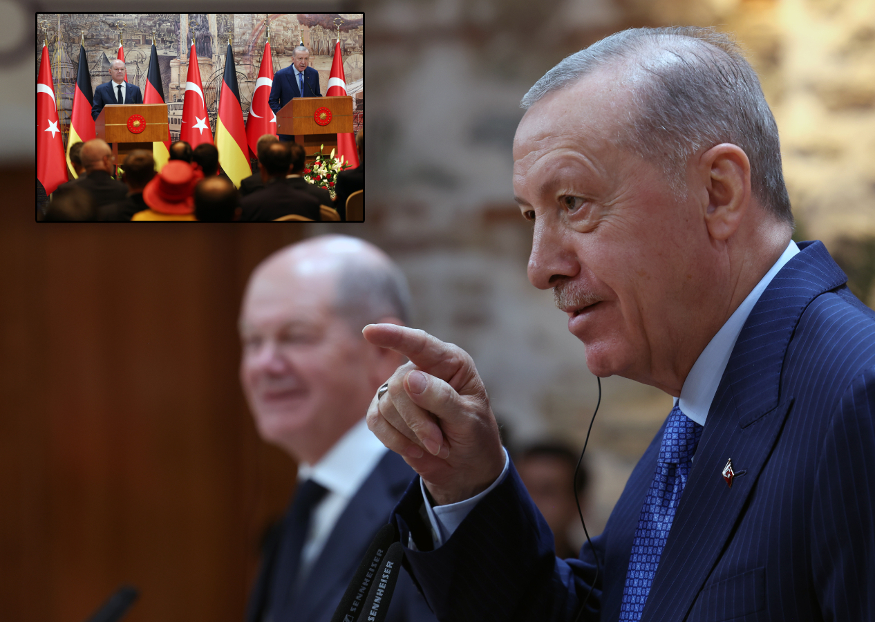 Cumhurbaşkanı Erdoğan ile Olaf Scholz'un İstanbul'daki görüşmesinden terörle mücadele kararı çıktı