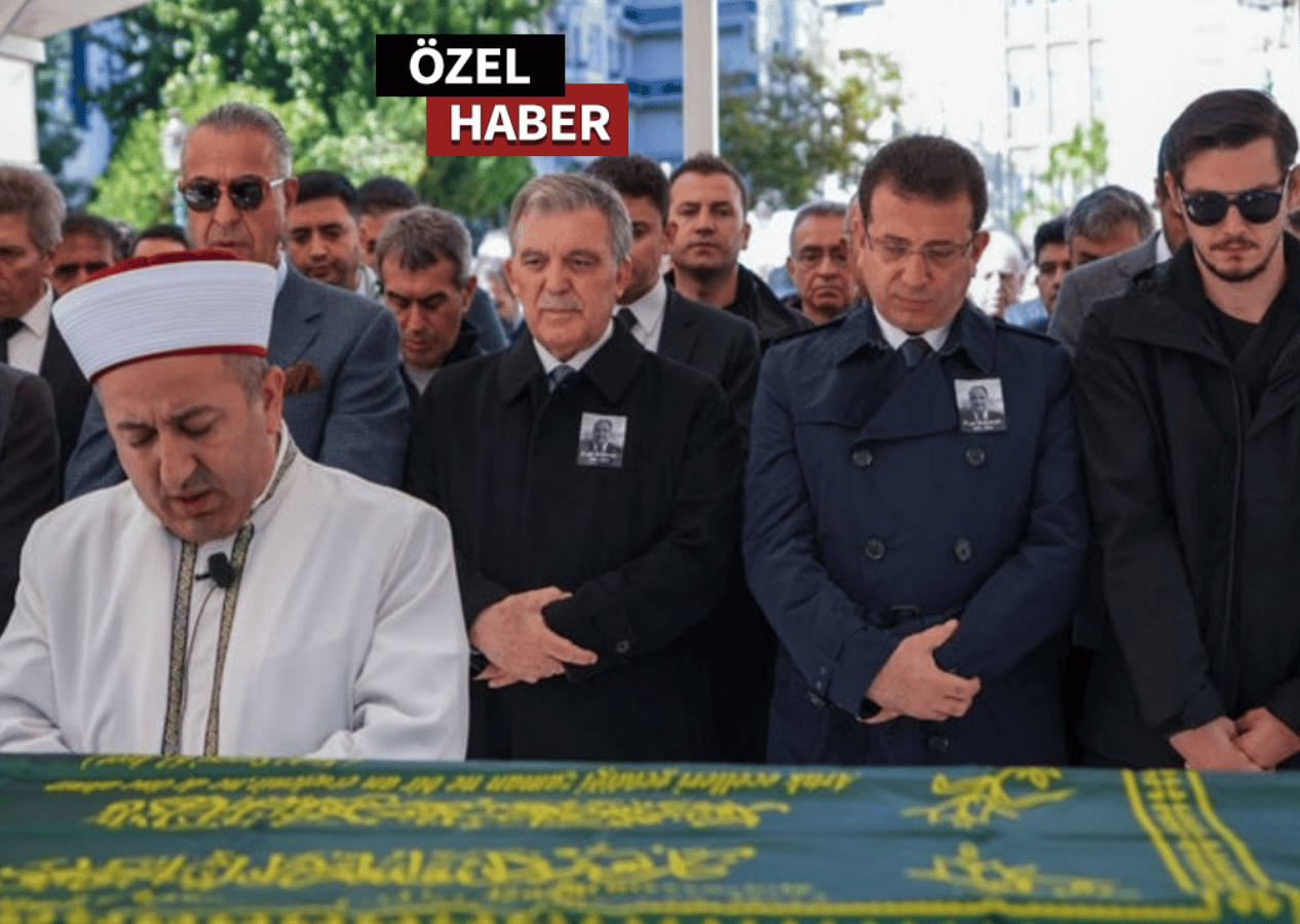 Abdullah Gül ile Ekrem İmamoğlu cenazede buluştu!