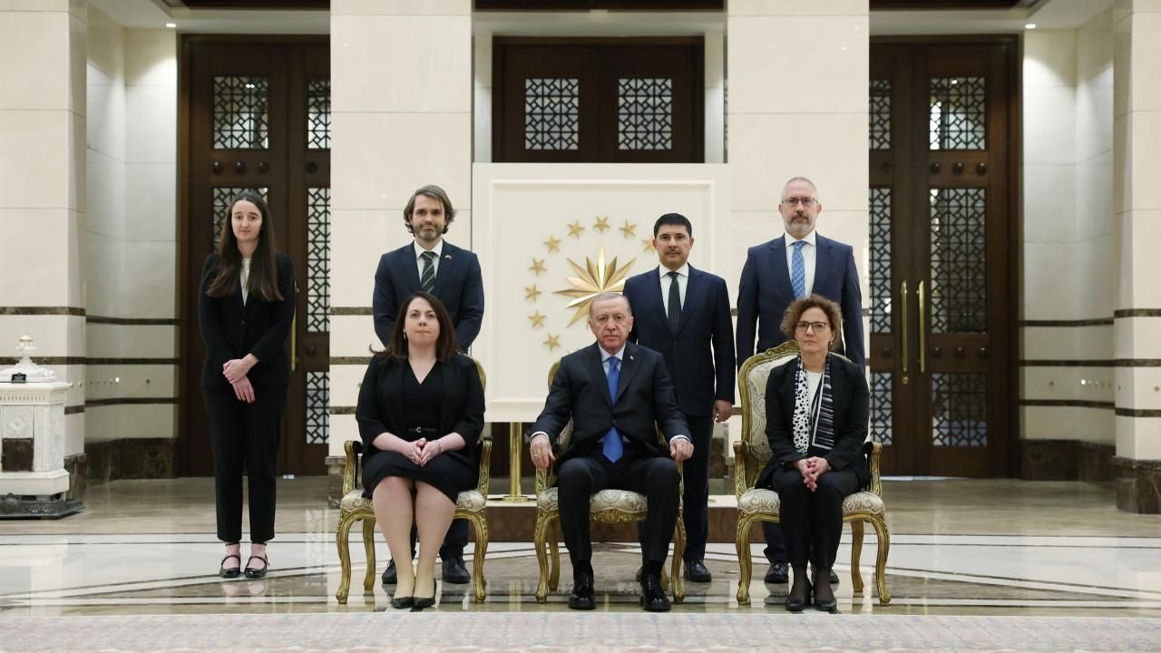 Cumhurbaşkanı Erdoğan dört büyükelçinin güven mektuplarını kabul etti