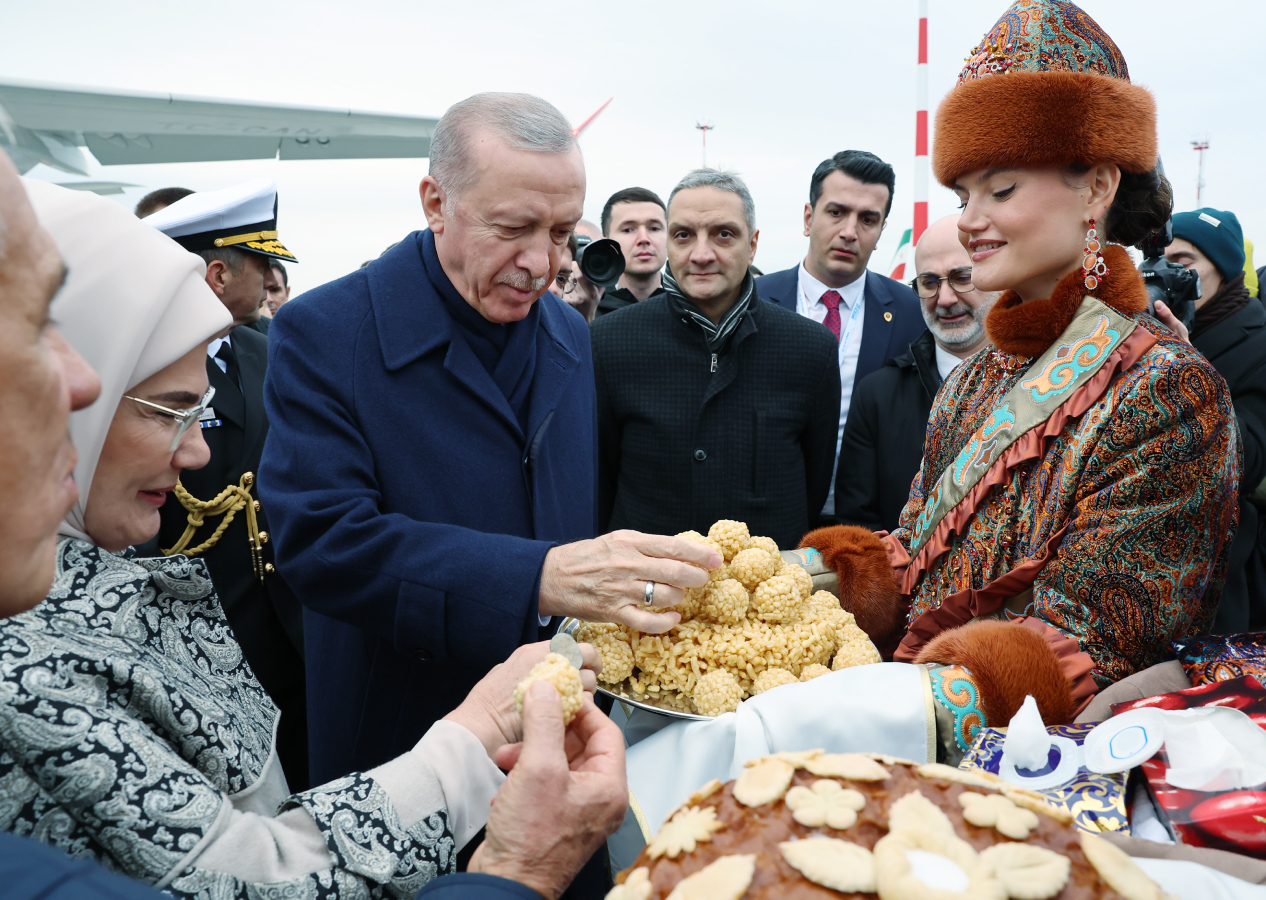 Cumhurbaşkanı Recep Tayyip Erdoğan, BRICS Zirvesi için Tataristan'da