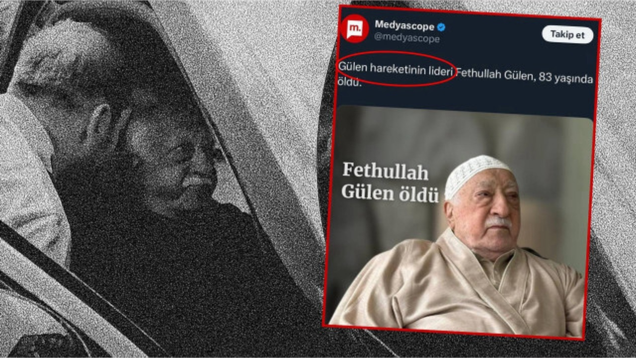 Medyascope Gülen'in ölümünü böyle gördü