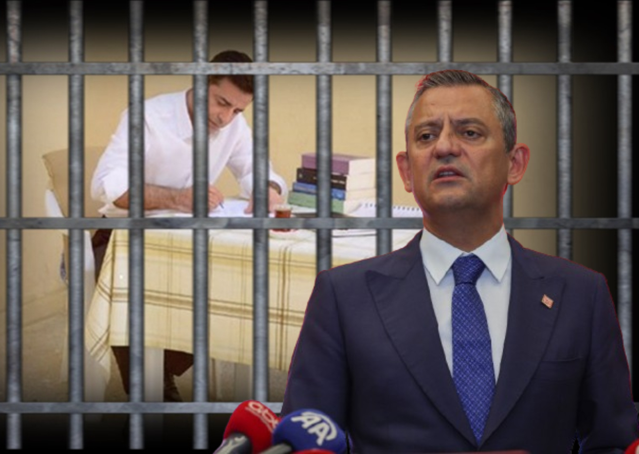 Özgür Özel Selahattin Demirtaş'ı cezaevinde ziyaret etti; çıkışta çağrı metnini paylaştı