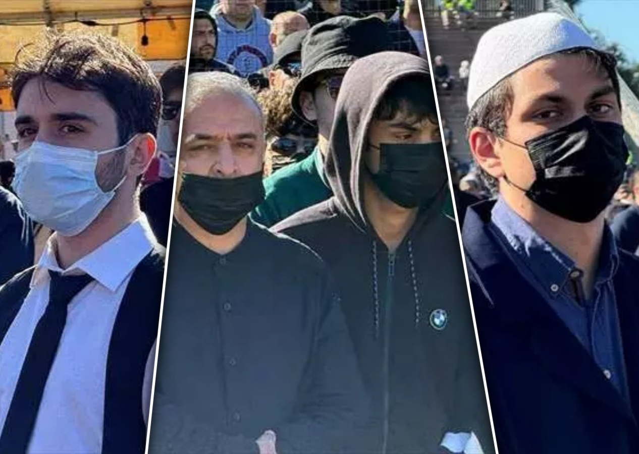 Vatansız FETÖ elebaşı Gülen'e ABD'de cenaze töreni! Dikkat çeken kareler... Örgüt mensupları arasında yüz gizleme yarışı...