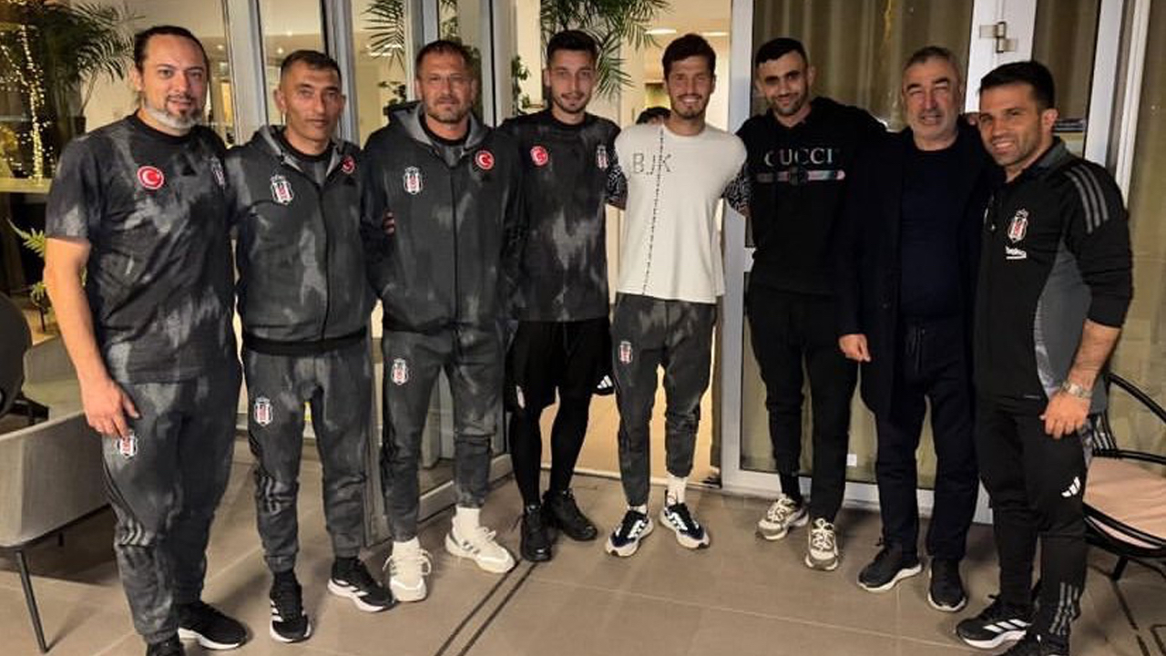 Rachid Ghezzal'dan Beşiktaş kafilesine sürpriz ziyaret