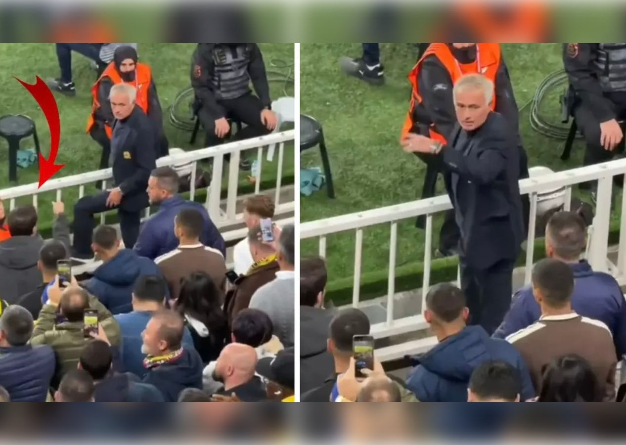 İşte Mourinho'ya taktik veren Fenerbahçe taraftarının videosu