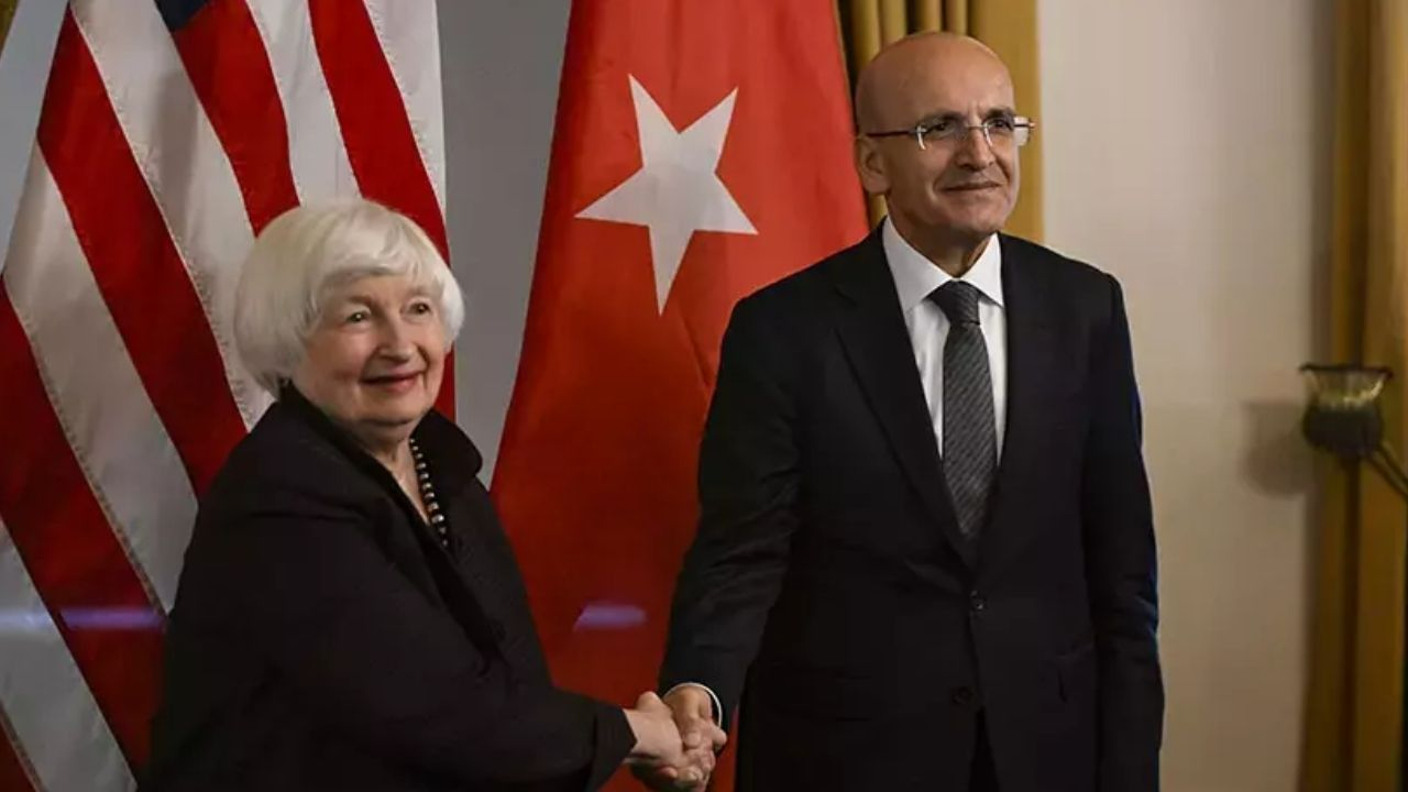Bakan Şimşek ABD'li mevkidaşı Yellen ile görüştü