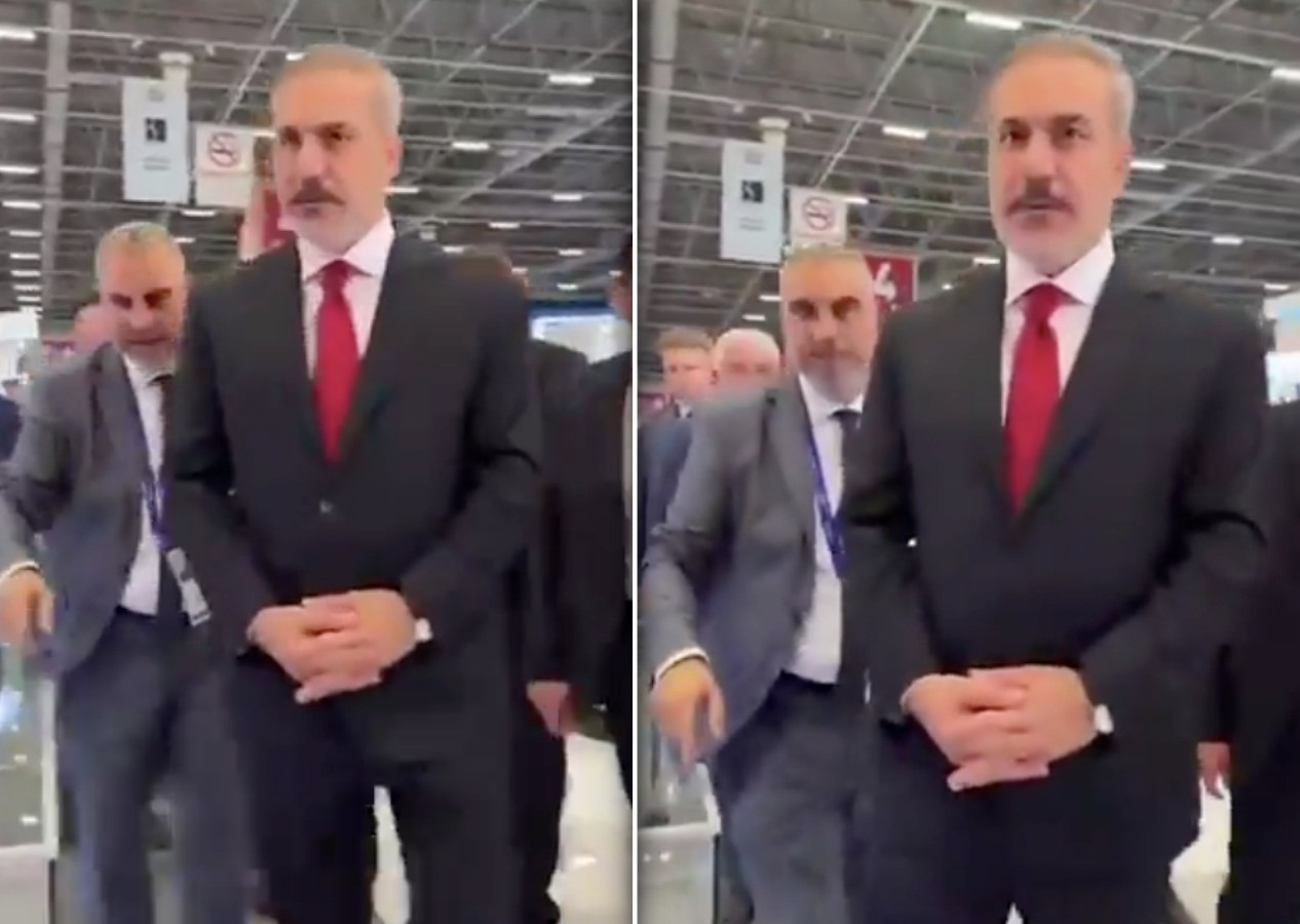 Provokatörler SAHA EXPO'yu hedef almak istedi! Hakan Fidan'a tepki çeken soru...
