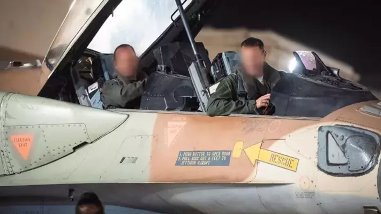 İsrail görüntüleri ilk kez yayınladı! İran'ı böyle vurdular