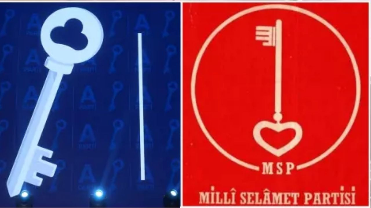 Anahtar Parti logosu Erbakan'ın MSP'si ile neredeyse aynı!
