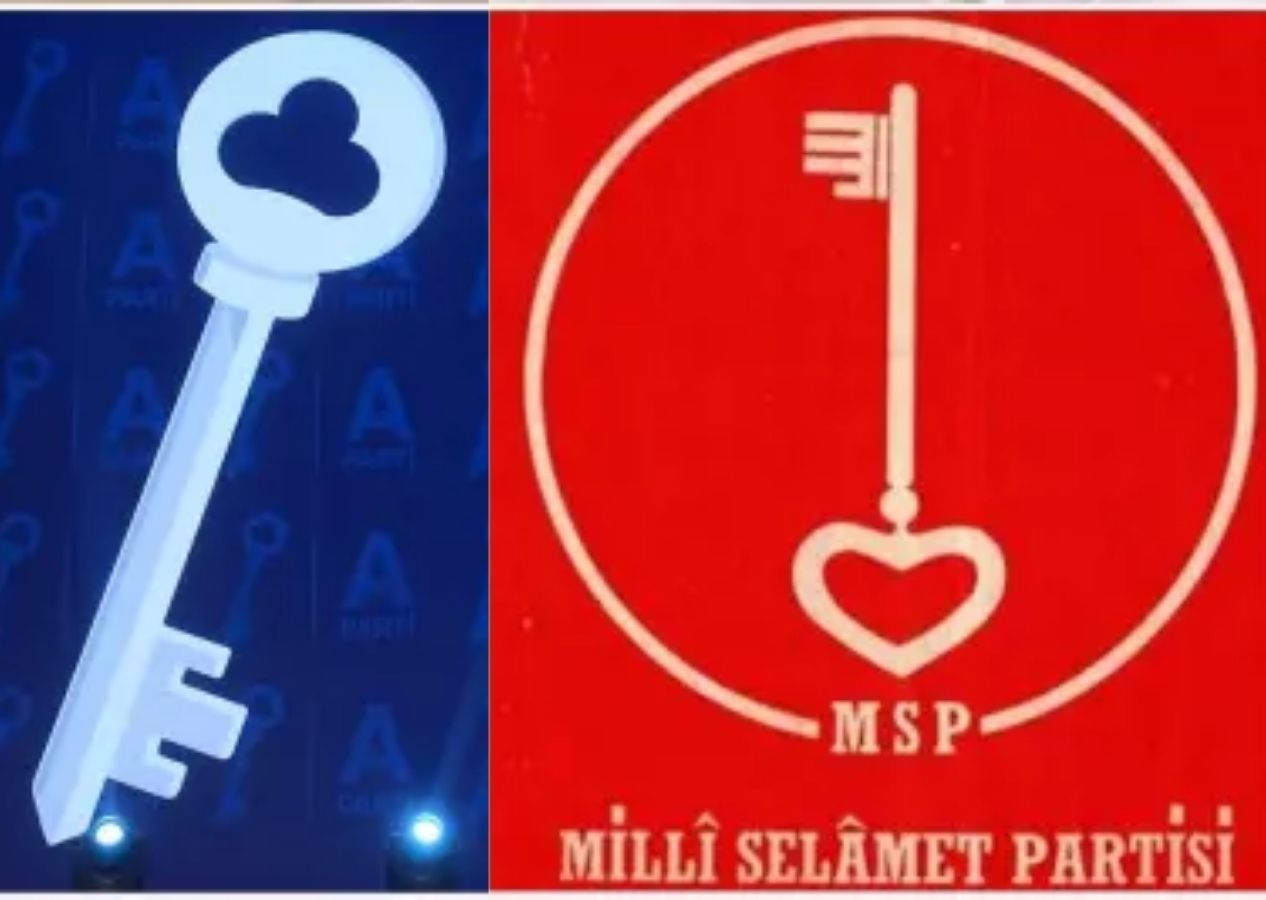 Anahtar Parti logosu Erbakan'ın MSP'si ile neredeyse aynı!