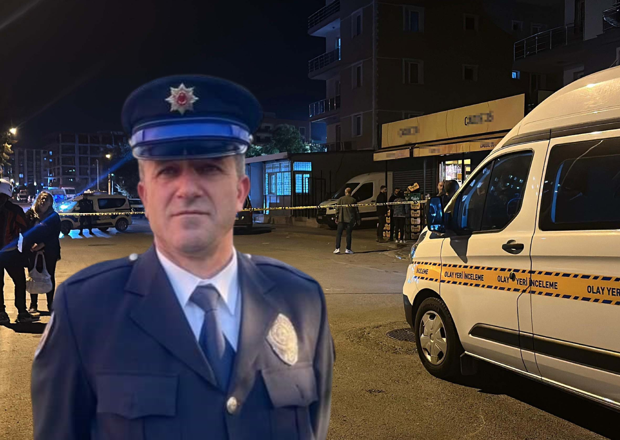 Polis memuru Mehmet Sıddık Temel'in hayatını kaybettiği olay güvenlik kamerasında