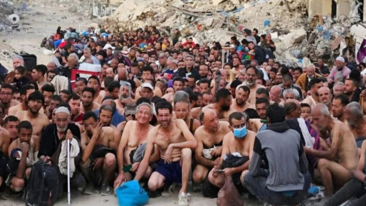 Zulme CNN bile susamadı: İsrail, onlarca Filistinliyi çıplak halde saatlerce soğukta bekletti!