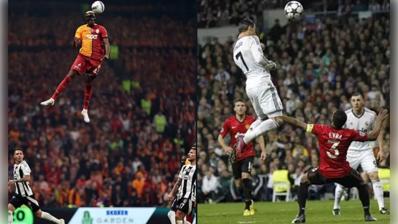 Osimhen'den Ronaldo'yu gölgeden bırakan müthiş vuruş