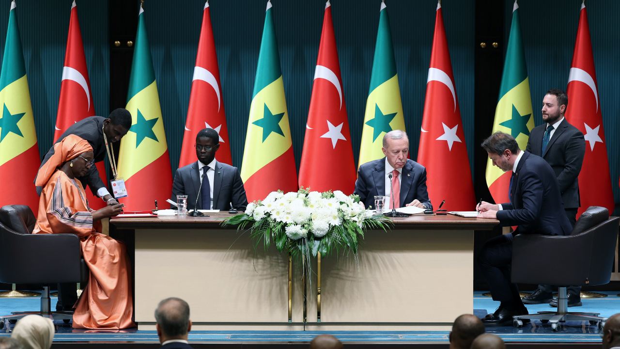 Cumhurbaşkanı Erdoğan Senegal Cumhurbaşkanı Bassirou Diomaye Faye'yi ağırladı
