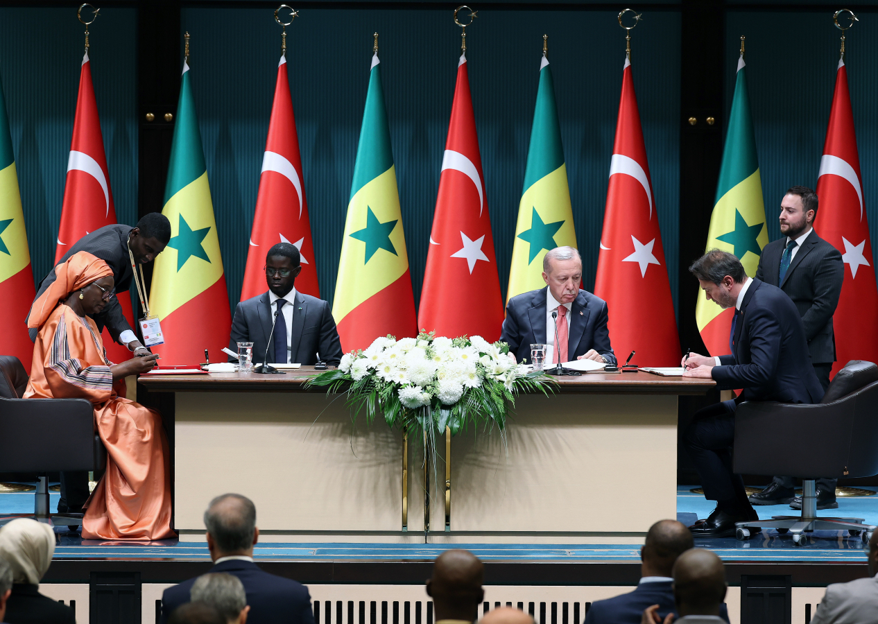 Cumhurbaşkanı Erdoğan Senegal Cumhurbaşkanı Bassirou Diomaye Faye'yi ağırladı