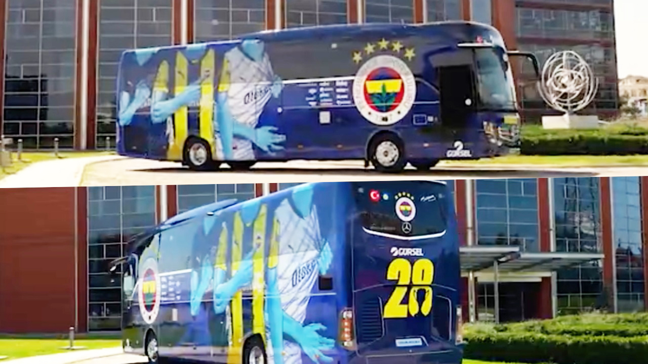 İşte Fenerbahçe'nin yeni takım otobüsü! Rakip taraftarları çıldırtacak detay