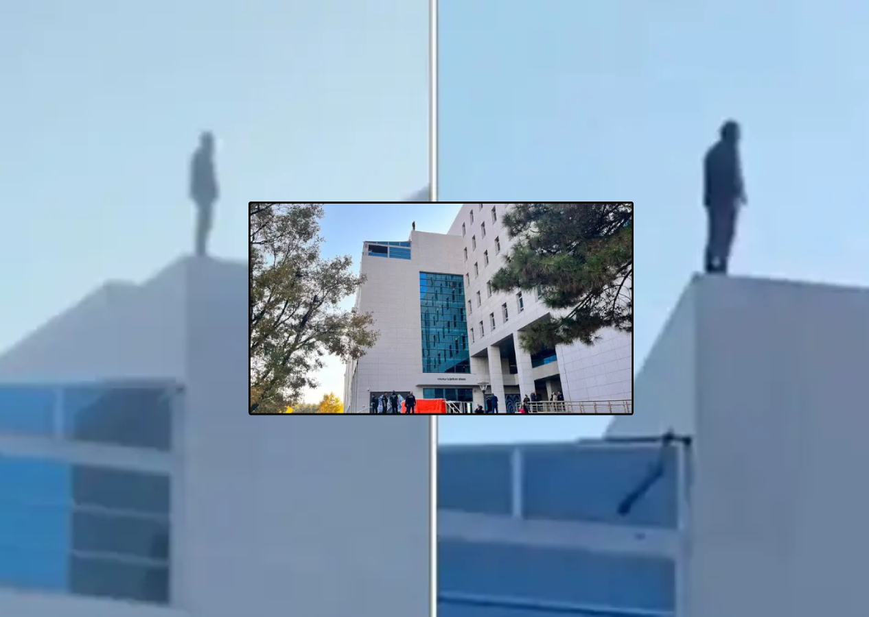 TBMM binasında intihar girişimi; çatıya çıkan şahıs ikna edilerek indirildi