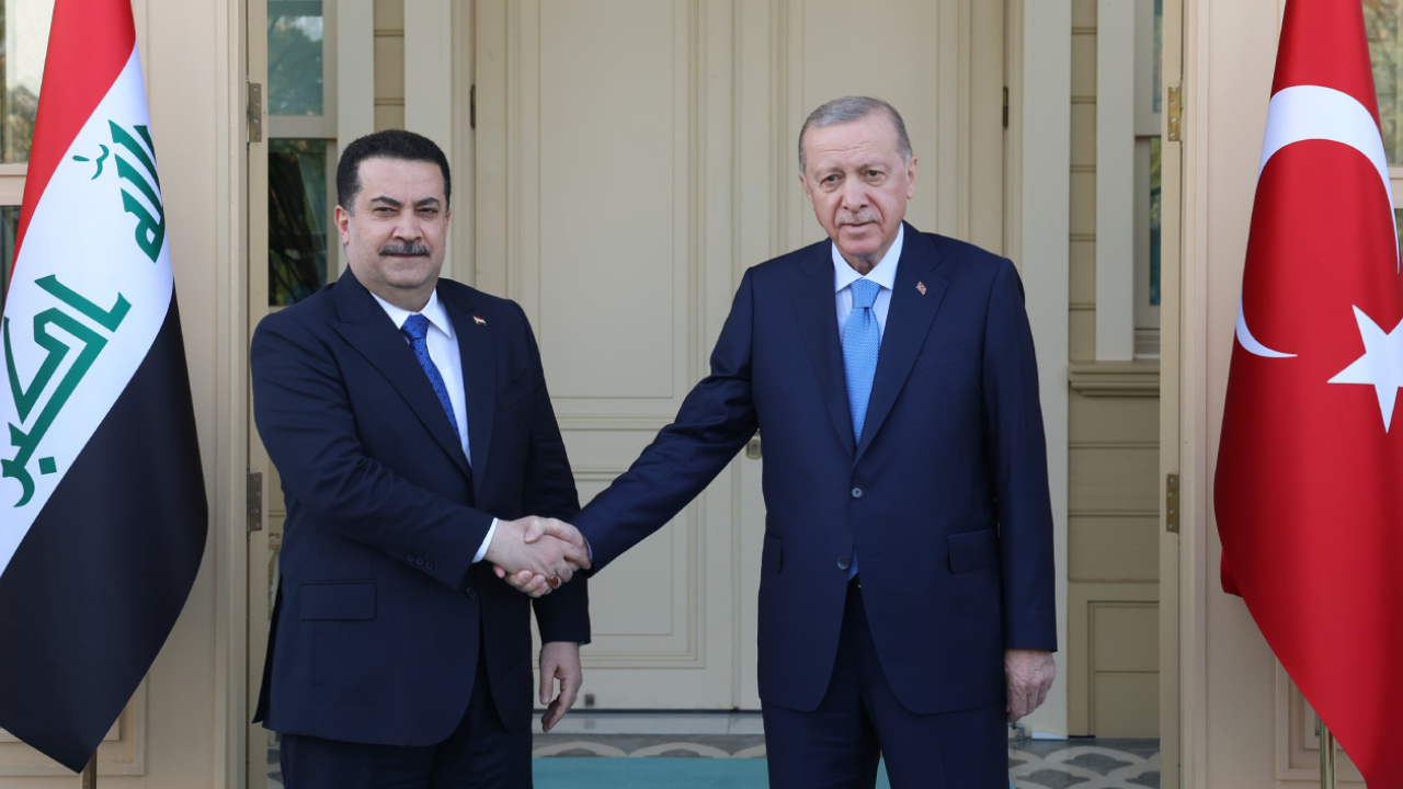 Cumhurbaşkanı Erdoğan Irak Başbakanı Muhammed Şiya es-Sudani'yi kabul etti